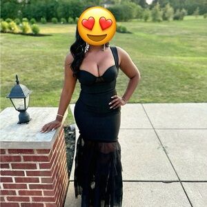 Elegant Tulle Bandage Gown